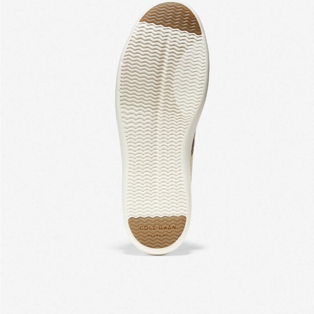 COLE HAAN (WORN ONCE) Crosscourt Snake Snake Print (Ivory) Sneakers - Picture 3 of 4